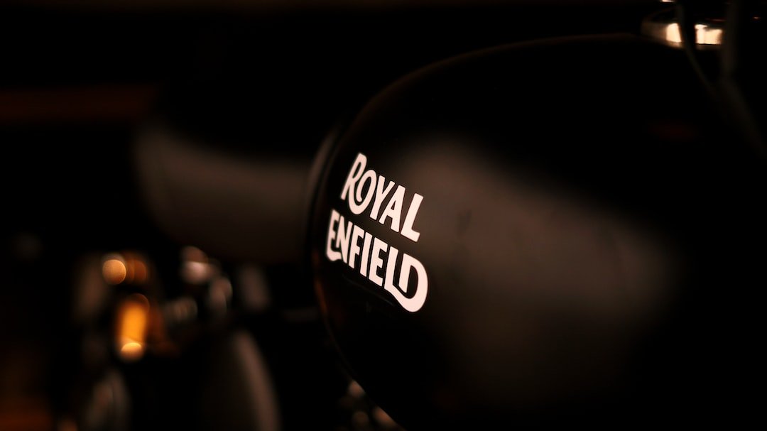 black Royal Enfield helmet